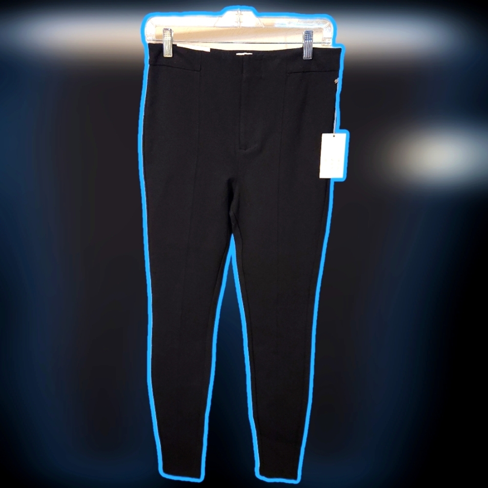 Black High-Waisted Skinny Pants